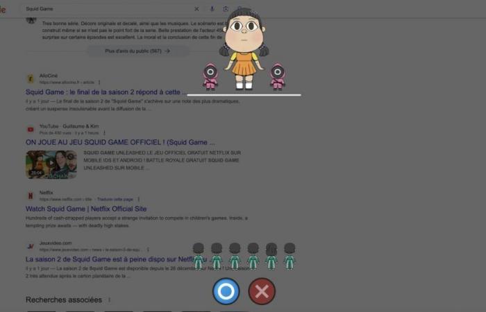 Juego del Calamar con huevos de Pascua en Google: ¿cómo se juega?