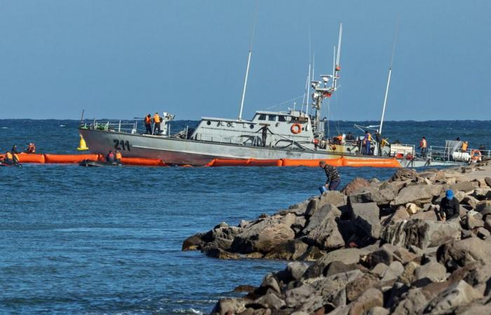 Marruecos recibe apoyo de España para reflotar la patrullera varada en aguas de Melillia