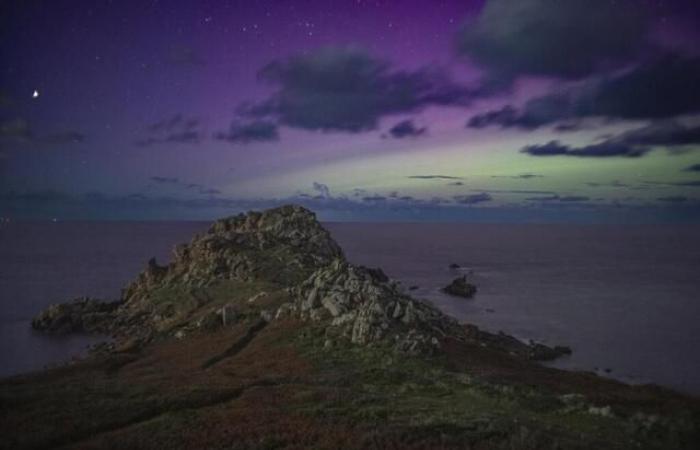 En 2024, estas fotos de la aurora boreal en la bahía de Morlaix nos asombraron