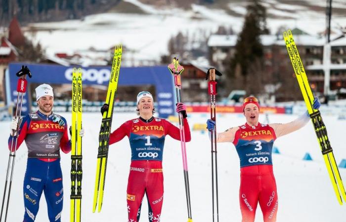 Esquí de fondo | Toblach: después de Davos, Lucas Chanavat vuelve a subir al podio en patinaje sprint, Richard Jouve se queda fuera del podio | Revista nórdica | Biatlón n°1