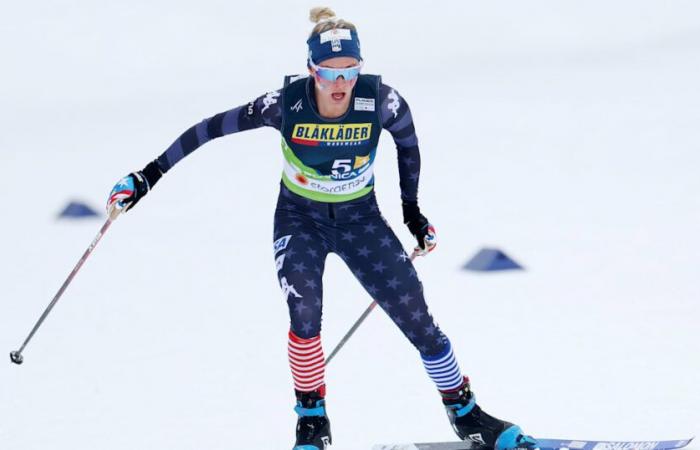 Jessie Diggins y Johannes Hoesflot Klaebo ganan la etapa 1 al sprint en Toblach