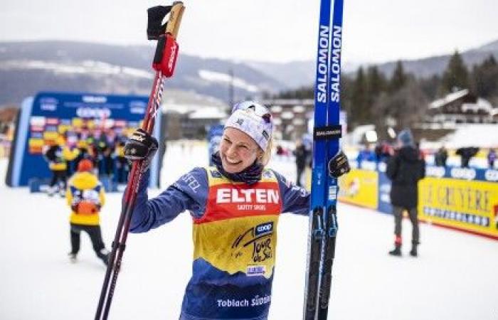 Jessie Diggins abre el Tour de Ski con su primera victoria en un sprint en 3 años