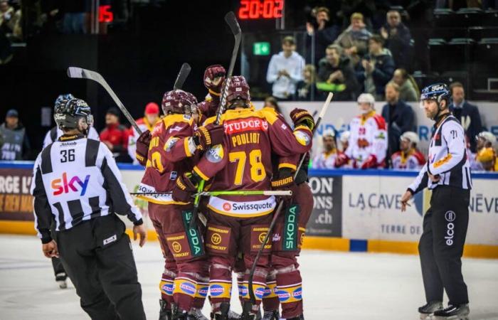 Hockey: Genève-Servette gana a Bienne