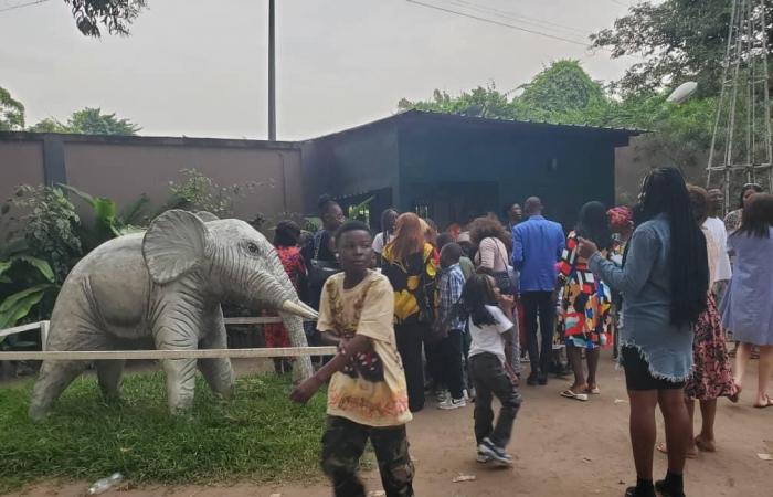 Una verdadera “trampa para turistas” en Brazzaville, ¡los niños se lo pasan genial!