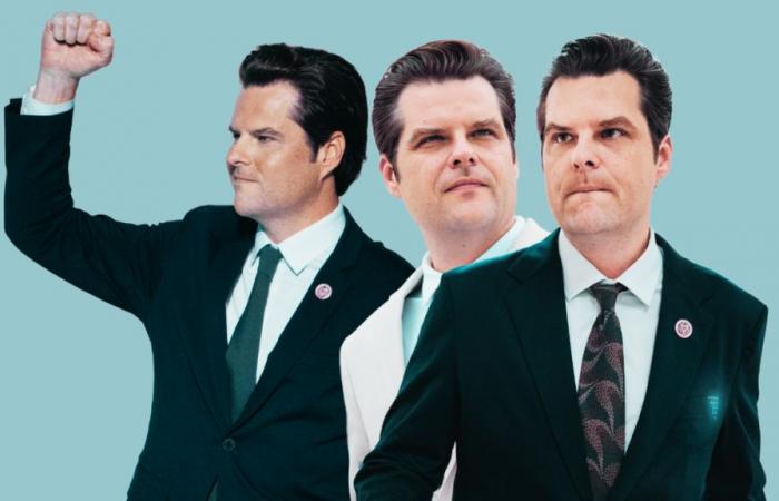 El extremista MAGA Matt Gaetz tiene una nueva cara