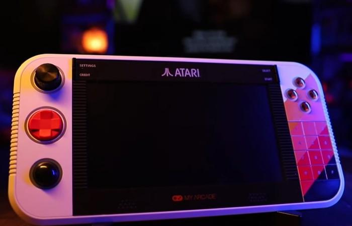 El teaser de Atari Gamestation Go muestra un diseño portátil retro