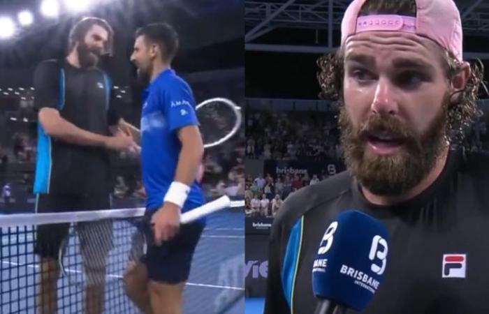 Tenis. ATP – Brisbane – Reilly Opelka sorprendió a Djokovic: “Había dudas”