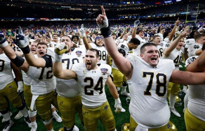 NCAA: Notre Dame Fighting Irish gana el Sugar Bowl