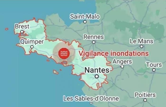 Alerta de inundaciones para parte de Francia, incluidos Loira Atlántico y Finisterre