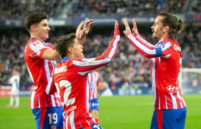 Lleno, pasión y Griezmann decide el pase del Atlético