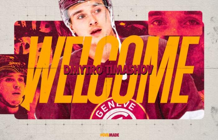 Dmytro Timashov en la prueba – Club de hockey Genève-Servette