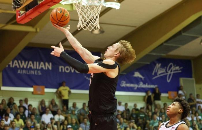 Trevor Baskin brilla pero el baloncesto masculino de CU cae ante el estado de Arizona