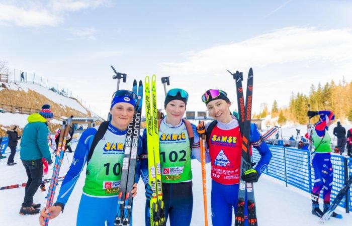 Biatlón | Copa de Francia Prémanon: Amandine Mengin gana la salida masiva 60 femenina, Pauline Machut y Louise Roguet en el podio | Revista nórdica