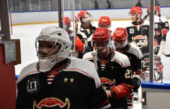 revive el partido de hockey sobre hielo entre Neuilly-sur-Marne y Dunkerque, disputado en la pista de hielo de Dreux