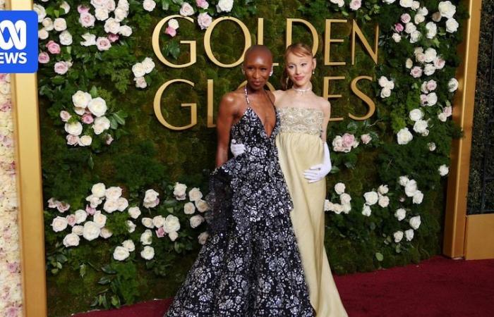 Cate Blanchett brilla en oro cuando llegan las estrellas de Wicked Ariana Grande y Cynthia Erivo