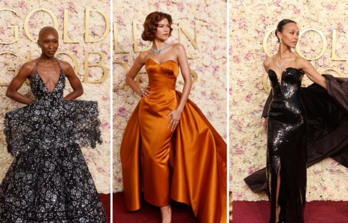 Zendaya, Zoe Saldaña, Collin Farrell… Los looks más bonitos de la alfombra roja