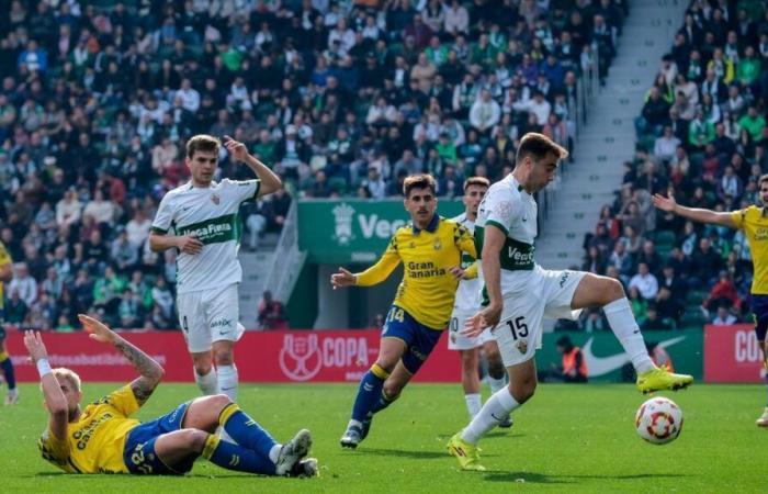 Vergonzosa salida de la Copa en Elche de la UD Las Palmas