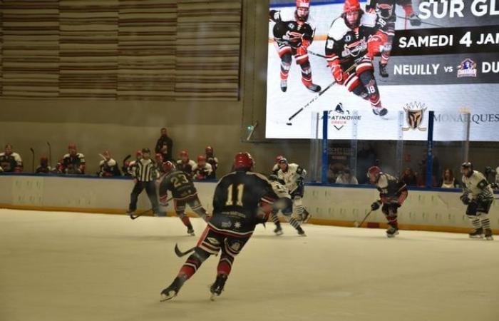 En imágenes: reviva el partido de hockey sobre hielo entre Neuilly-sur-Marne y Dunkerque, disputado en la pista de hielo de Dreux