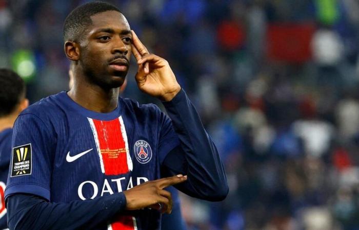 Goleador de Dembélé, el PSG gana su primer título de la temporada ante el Mónaco