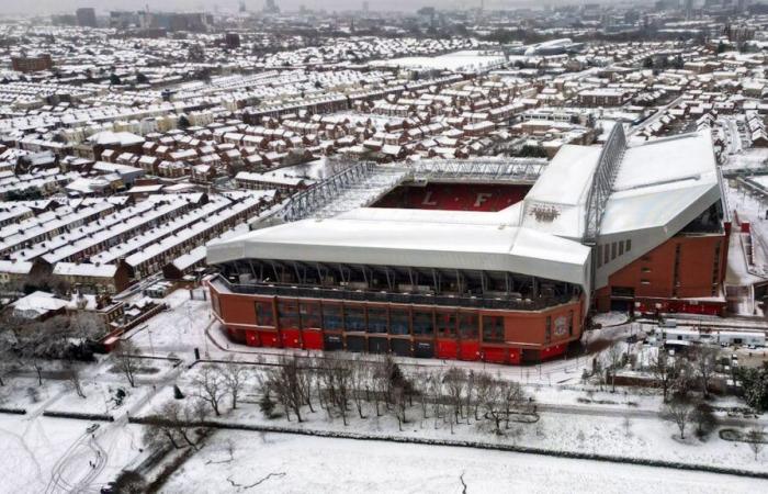 Liverpool y Manchester bajo la nieve, grandes perturbaciones