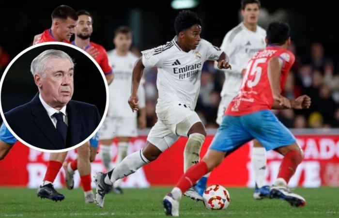 Ancelotti ‘tranquiliza’ a Endrick tras el partido sobre lo que debe hacer para jugar más en el Real Madrid: “Su deber…”