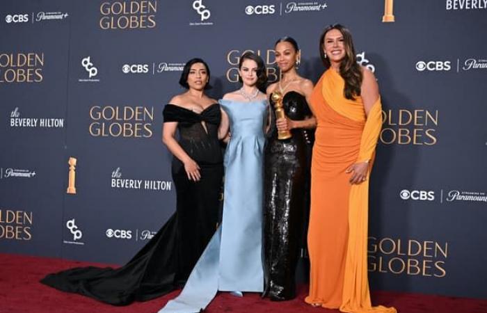 Rachida Dati felicita al equipo de “Emilia Pérez” por su coronación en los Globos de Oro