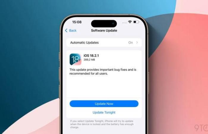 Actualización de iOS 18.2.1: correcciones importantes para iPhone