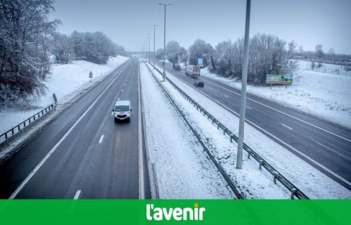 Alerta amarilla por carreteras resbaladizas en dos provincias valonas entre esta noche y el martes por la noche