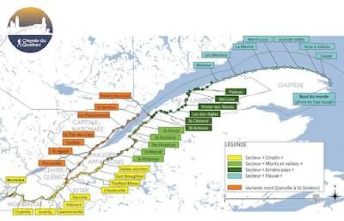 El Chemin du Québec, que conecta Montreal con Gaspé, atrae cada vez a más aficionados