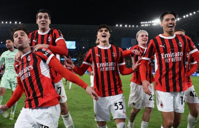 El AC Milan gana la Supercopa de Italia, ganando 3-2 al Inter en la final, con gol de Théo Hernandez