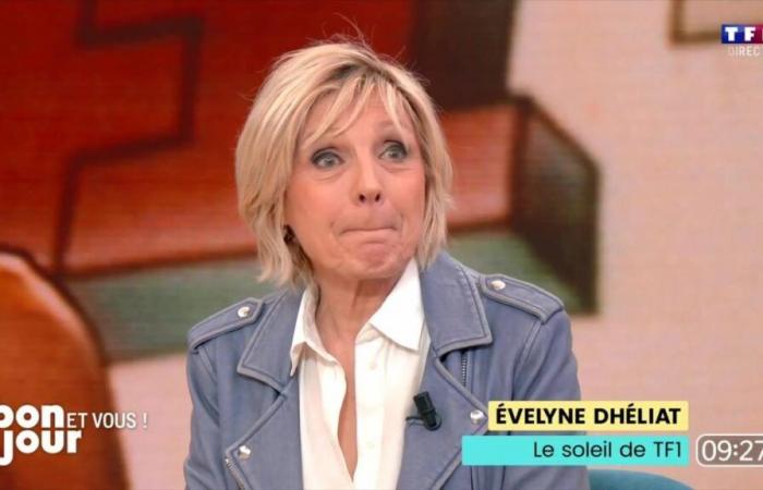 Evelyne Dhéliat levanta el velo sobre una parte de su vida íntima en directo