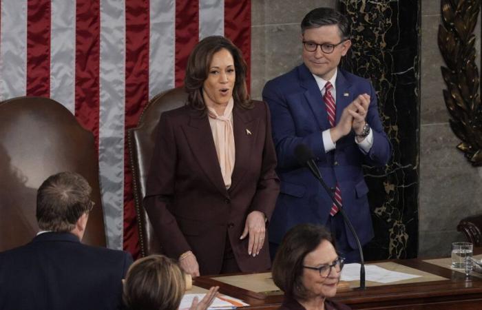 En el Congreso, Harris declara la victoria de Trump y admite la derrota