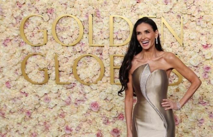 Las hijas de Demi Moore saltan de alegría tras ganar el premio a Mejor Actriz (VIDEO)