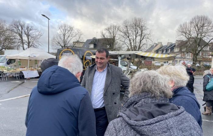 Christophe Blanchet, diputado por Calvados, comienza el año con una gira por la Costa Dorada