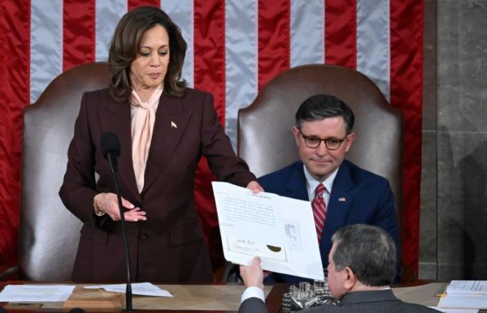 El Congreso de Estados Unidos reconoce el triunfo de Trump