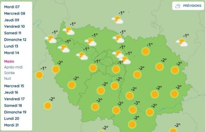 Se esperan temperaturas negativas a partir del domingo