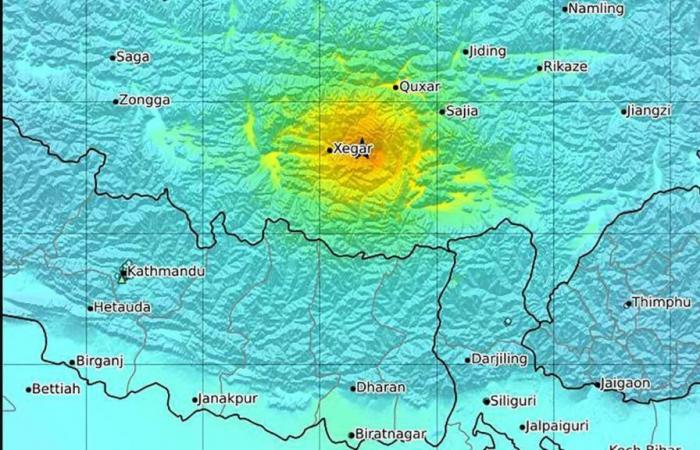 Potente terremoto mata a decenas de personas en la región del Himalaya del Tíbet