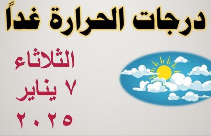 Autoridad Meteorológica Condiciones climáticas mañana, martes 7/01/2025 en Egipto… neblina de agua densa que llega al punto de niebla