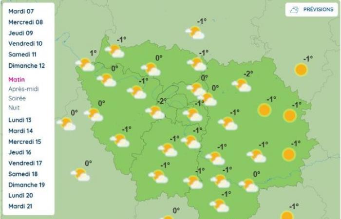 Se esperan temperaturas negativas a partir del domingo