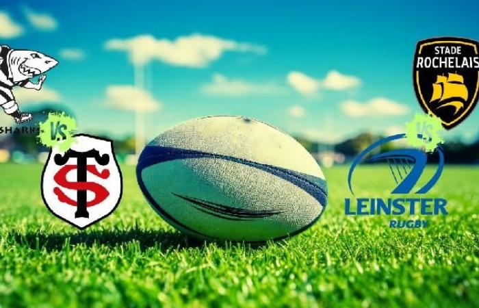 Un fin de semana de rugby intenso: La Rochelle/Leinster, Sharks/Stade Toulousain ¿a qué hora y en qué canal?