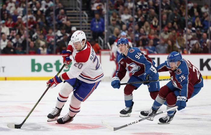 Juraj Slafkovsky se ríe de haber sido ‘malo’ contra Blackhawks y Avalanche