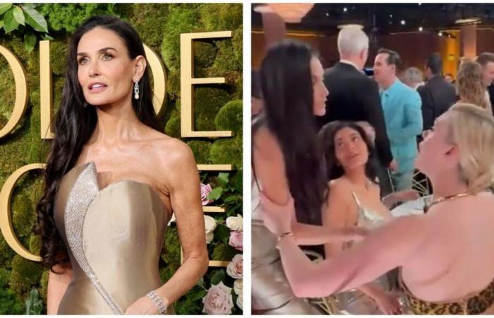 ¿Demi Moore desairó a Kylie Jenner en los Globos de Oro? Esto es lo que dice la hija del actor.