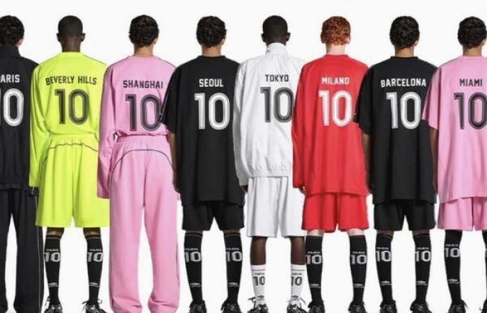 El fútbol omnipresente en las colecciones de moda