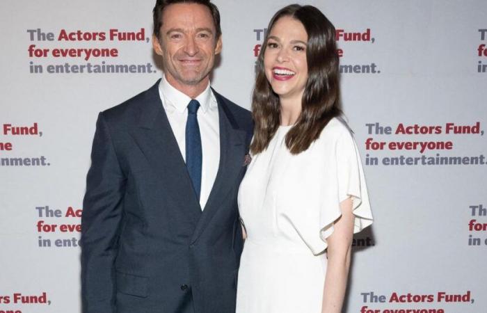 De la mano, Hugh Jackman y Sutton Foster confirman su nueva relación