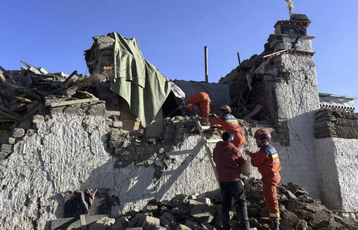 Terremoto en el Tíbet deja 95 muertos y 130 heridos