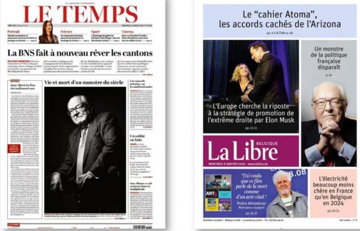 la prensa extranjera relata la vida de Jean-Marie Le Pen