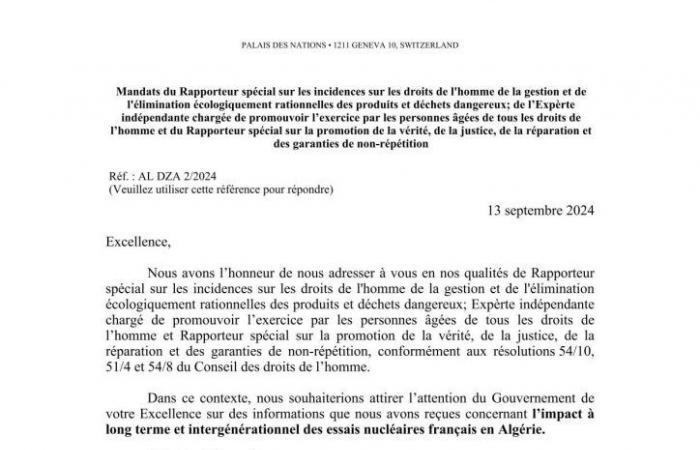 Francia llevó a cabo diecisiete ensayos nucleares en el Sáhara argelino entre 1960 y 1966, pero de acuerdo con los sucesivos gobiernos argelinos.