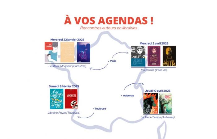 encuentros con autores en librerías