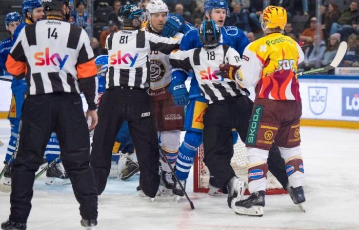 Genève-Servette pierde con fuerza en Zug, Manninen es expulsado