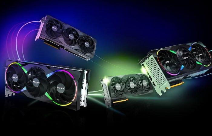 Nuevas tarjetas gráficas Nvidia GeForce RTX serie 50 en PNY